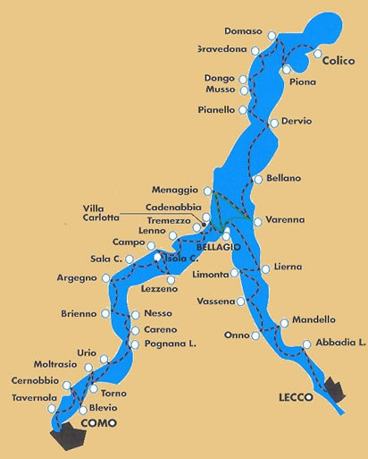 lago di como karta The Lake Como Car Ferry | Countries Beginning with I lago di como karta