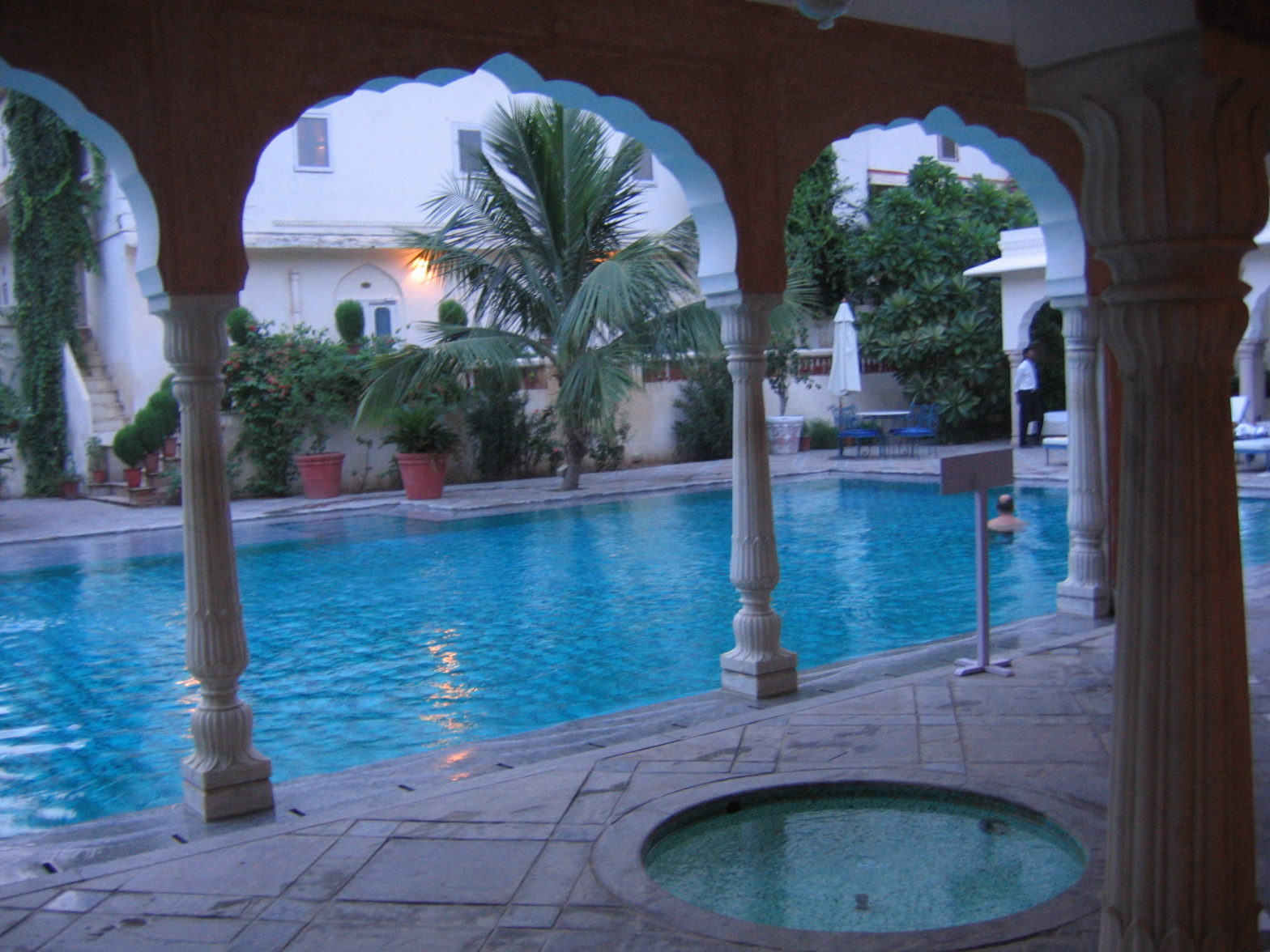 swimming pool, Samode Haveli, Jaipur