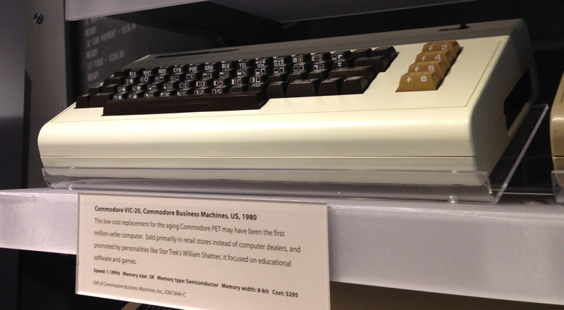 Commodore Vic 20, Computer History Museum