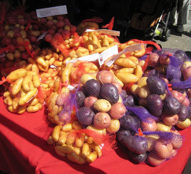 colorful potatoes