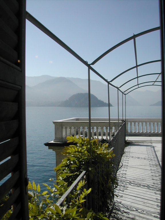 view from Villa Monastero, Varenna, Lake Como, Italy