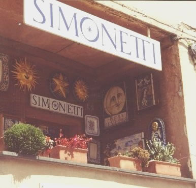 Simonetti ceramics shop, Castelli, Abruzzo, Italy