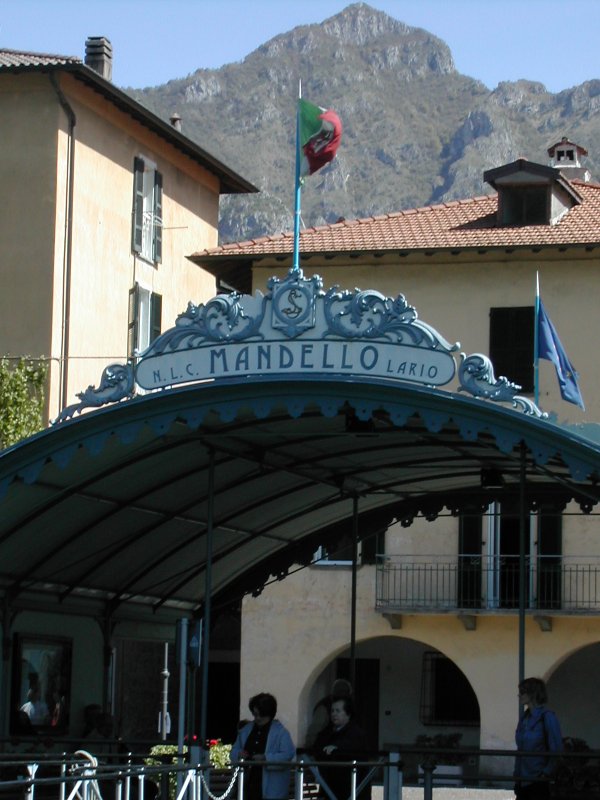 Mandello boat dock, Lake Como