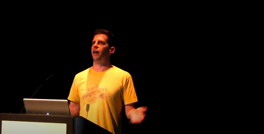 Adam Leventhal speaking at ZFS Day 2012