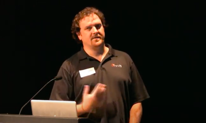 Eric Sproul speaking at ZFS Day 2012