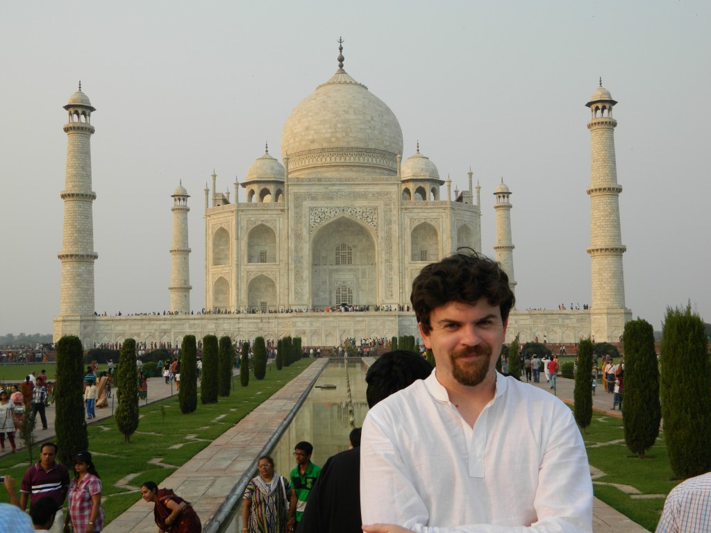 Brendan Gregg at the Taj Mahal