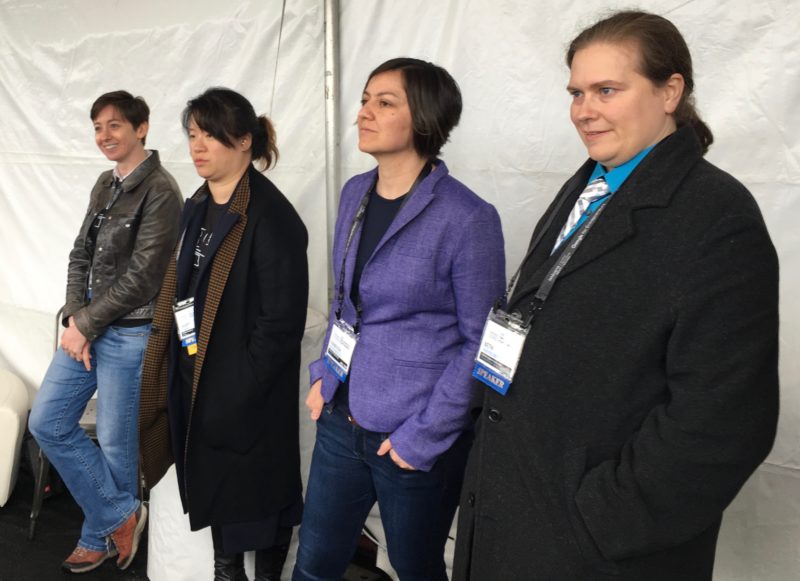 Lesbians Who Tech - women who worked on the technology for Hillary Clinton's campaign.