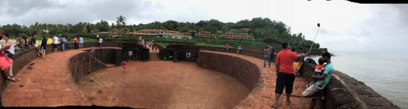 panoramic view of Fort Aguada, Goa.