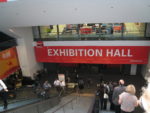 Moscone Center exhibition hall set up for Oracle Open World
